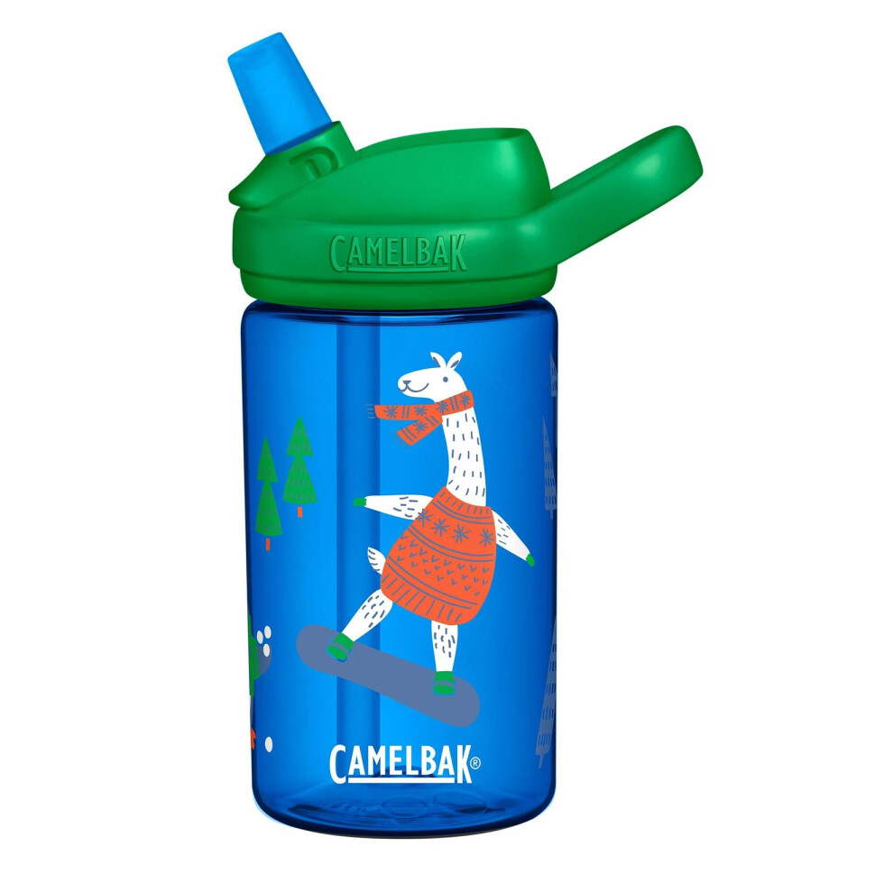 Camelbak Eddy+ Kids Snowboarding Llama 14oz / 400ml spill proof water bottle