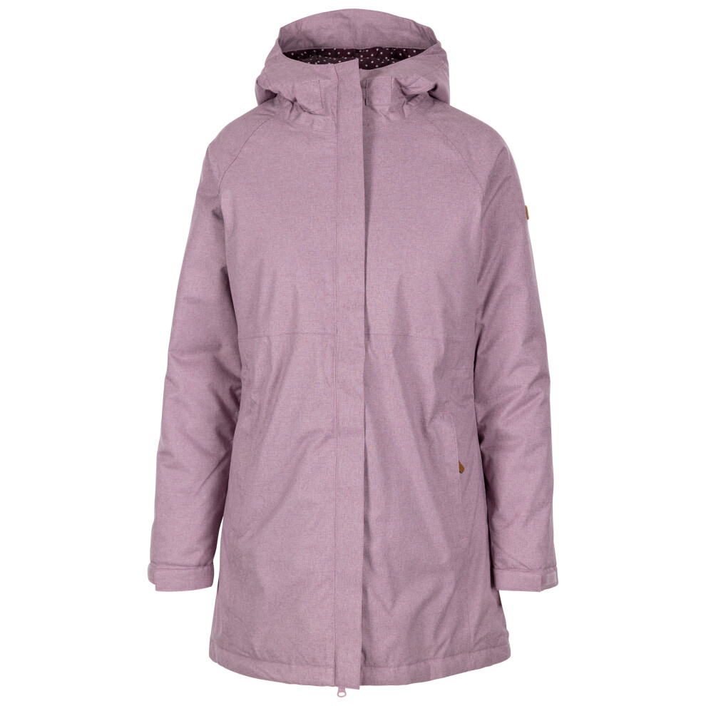 (12, Rose Tone Marl) Trespass Womens Waterproof Hooded Padded Fleece Lined Jacket Wintertime