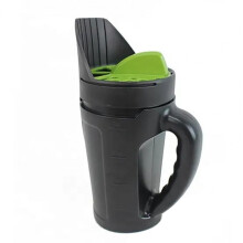 Handheld 2.5L Seeds Spreader with Adjustable Lid – Manual Dispenser for Grass Seeds, Fertilizer & Salt