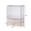 Living And Home (Cream) 3-Tier Transparent Cosmetics Storage Organizer 7