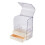 Living And Home (Cream) 3-Tier Transparent Cosmetics Storage Organizer 5