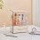 Living And Home (Cream) 3-Tier Transparent Cosmetics Storage Organizer 3