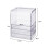 Living And Home (Transparent) 3-Tier Transparent Cosmetics Storage Organizer 7