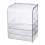 Living And Home (Transparent) 3-Tier Transparent Cosmetics Storage Organizer 4