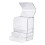 Living And Home (Transparent) 3-Tier Transparent Cosmetics Storage Organizer 5