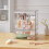 Living And Home (Transparent) 3-Tier Transparent Cosmetics Storage Organizer 1