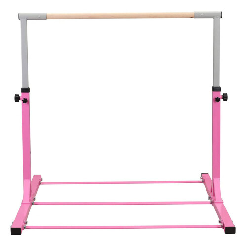 Gymnastics Bar Adjustable Kids Training Kip Horizontal Bars Home Gym 2