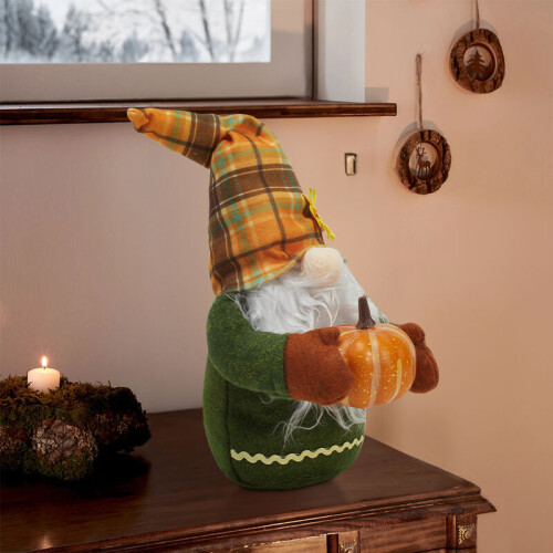 Living And Home (03) Handmade Autumn Harvest Gnome Decoration