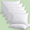 Pillows Striped Luxury Soft Jumbo Neck Back Support Bed Pillow 6-Pack 1