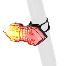 Taillight,Motorcycle Helmet Light Bicycle Rear Light 50lm Red Safety Light for Night Riding with USB Chargeable Battery(Black)