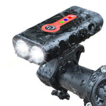 Bike Light 5 Mode 1000 Lumens Super Bright 360 Degree Rotatable IP65 Waterproof USB Rechargeable Bicycle Headlight Front(Black)