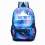 (Galaxy Blue) GLOW IN DARK Fortnite Galaxy Shoulder Backpack Student 1
