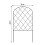 Living And Home 10Pcs Arched Top Iron Garden Fence 6