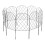 Living And Home 10Pcs Arched Top Iron Garden Fence 3