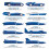 Bluebird Greetings Card - 150x150 Blank 2