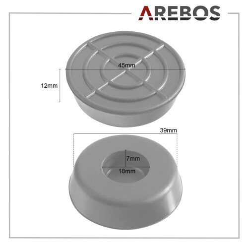 AREBOS AREBOS rubber support jack rubber block rubber rubber plate 2T 2