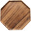 Set of 2 Acacia Wooden Trays Serving Platters Octagon Square Serving Tray Bread Charcuterie Board for Fruit Salad Cheese Platter Vegetable Food Dish C 6