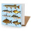 Coarse Fish Greetings Card - 150x150 Blank 1