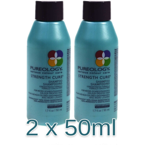 Pureology Pureology Strength Cure Shampoo 50ml x 2