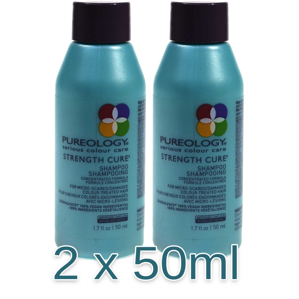 Pureology Strength Cure Shampoo 50Ml X 2