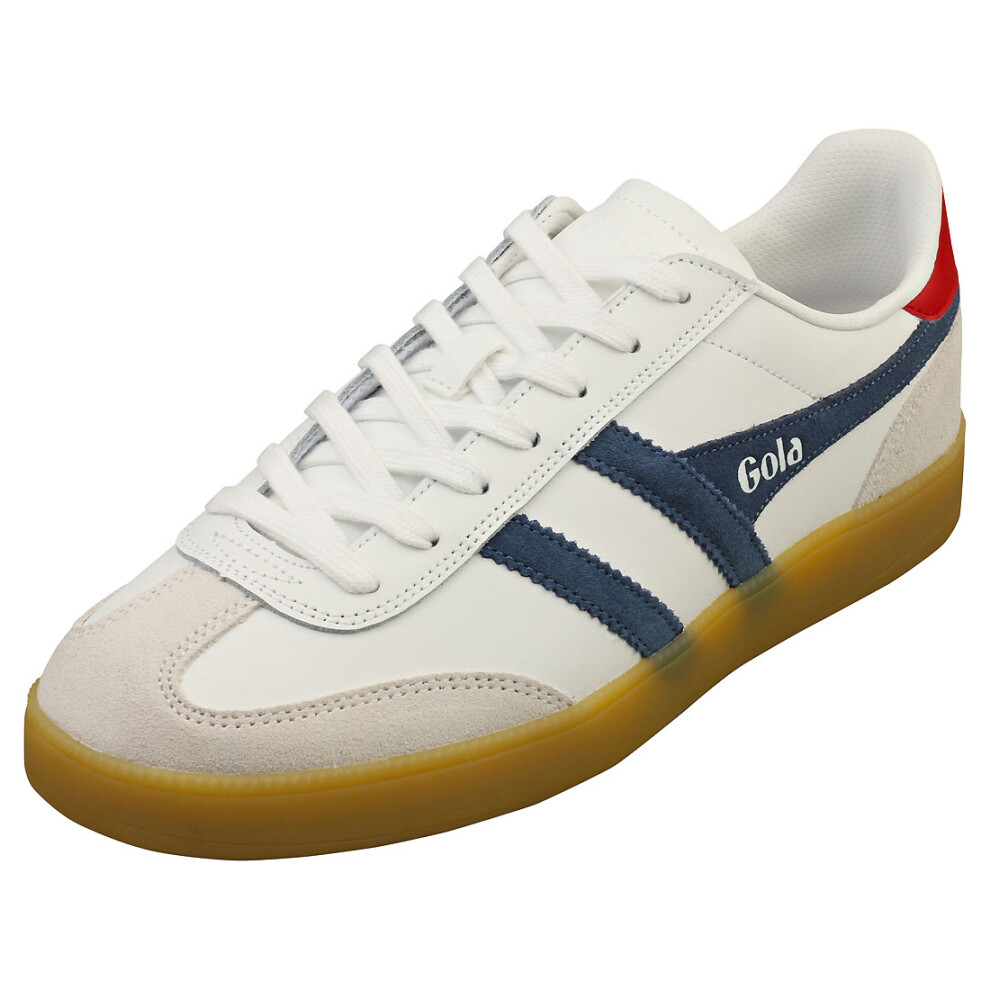 (10) Gola Viper Mens Casual Trainers in White Navy