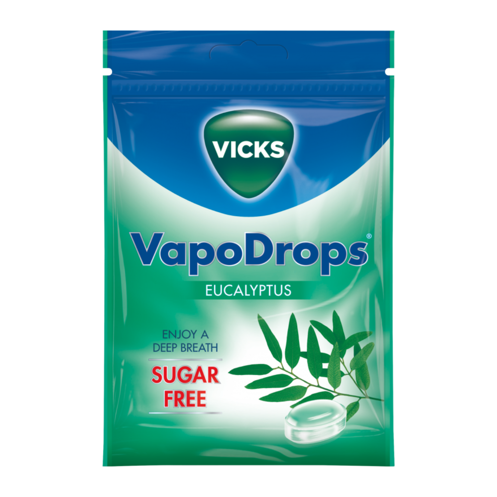 Vicks Vapodrops Sugar Free Vegan Lozenges - 72Gm
