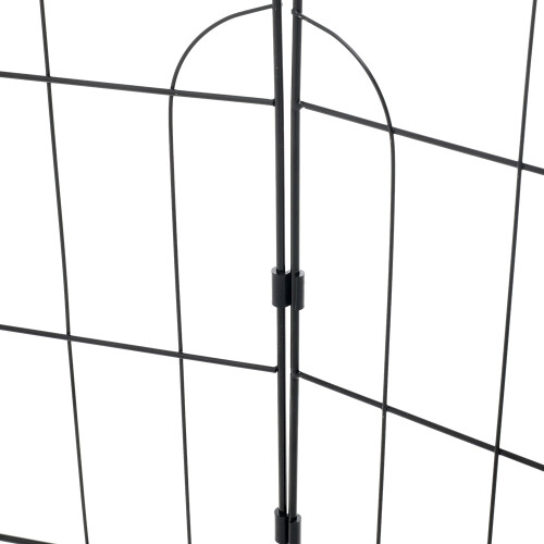 Living And Home 10Pcs Arched Top Iron Garden Fence 2