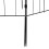 Living And Home 10Pcs Arched Top Iron Garden Fence 4