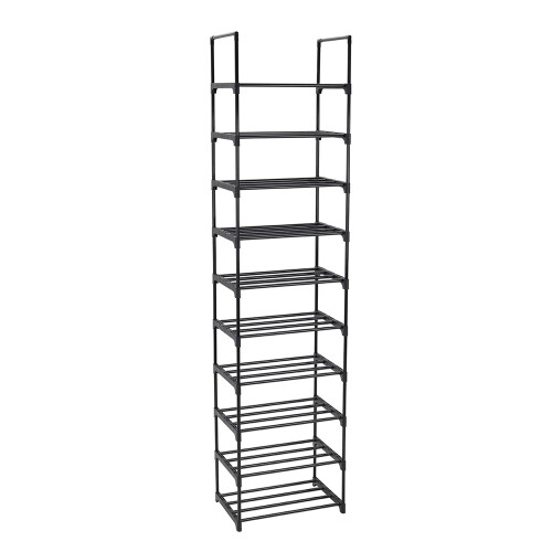 Living And Home 10 Tier Customizable Metal Shoe Rack 2