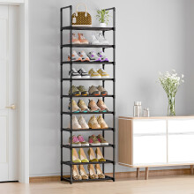 10 Tier Customizable Metal Shoe Rack