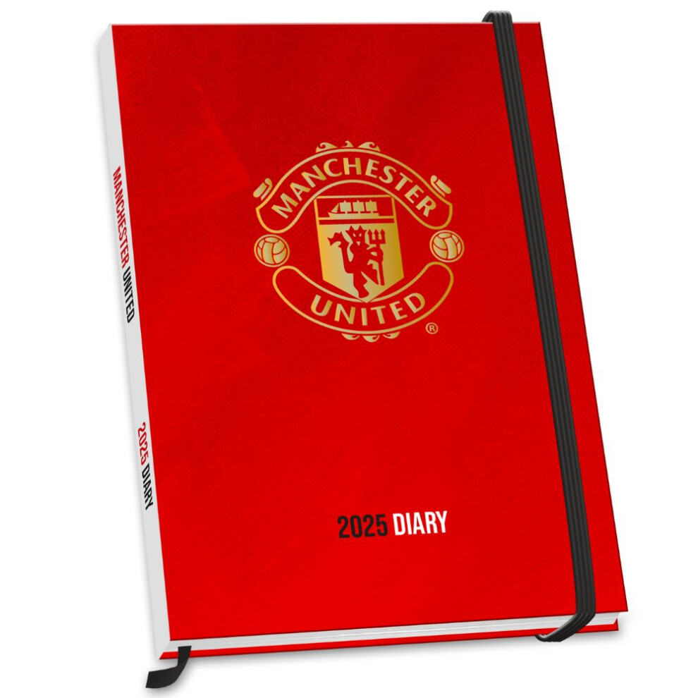 2025 Diary Manchester United FC Week to View A5 Football Diary