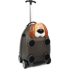 (Dog) Kids Suitcase with Wheels and Extension Handle