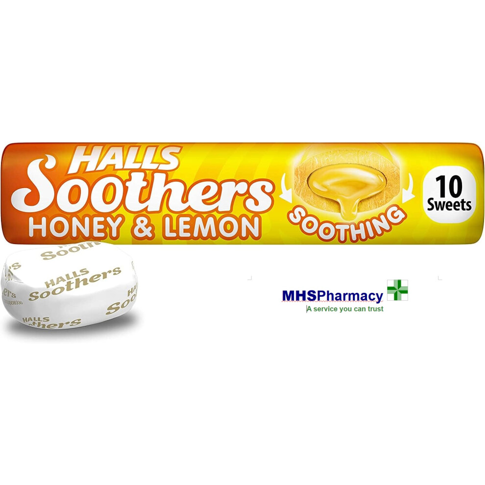 (10 pack) Halls soother Honey & lemon