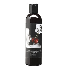 (Cherry, 236ml) Earthly Body Edible Massage Oil
