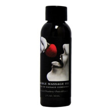 (Strawberry, 60ml) Earthly Body Edible Massage Oil