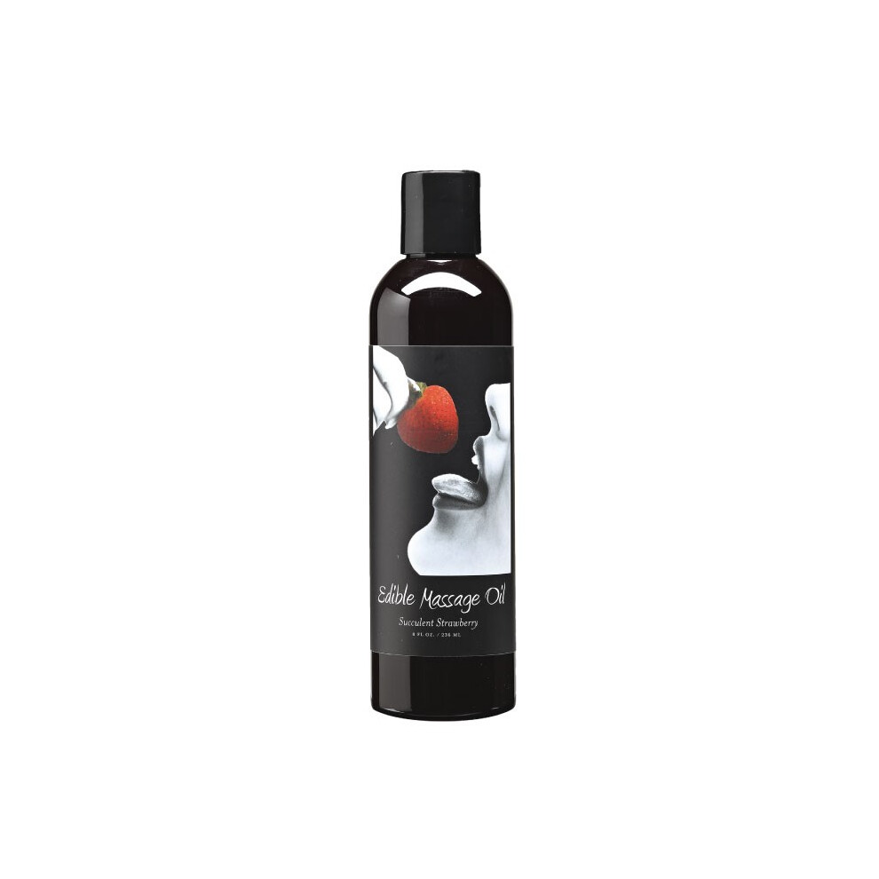 Earthly Body (Strawberry, 236Ml) Edible Massage Oil