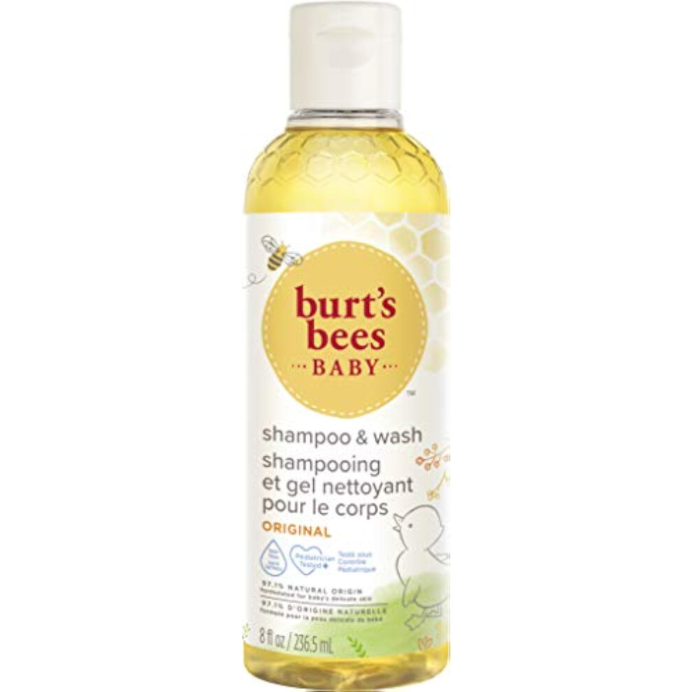 Burts Bees Baby Shampoo & Body Wash Gentle Baby Wash For Daily Care Tear Free And Paediatrician Tested 236ml