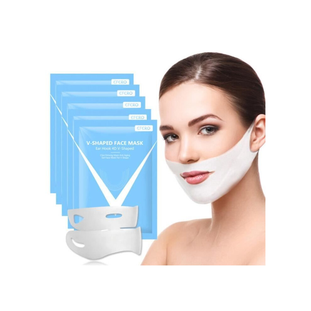 New-Bloskin Lifting Mask, 5Pcs Face Lift Mask, Bloskin Chin Masks, V Line Lifting Mask Double Chin Reducer