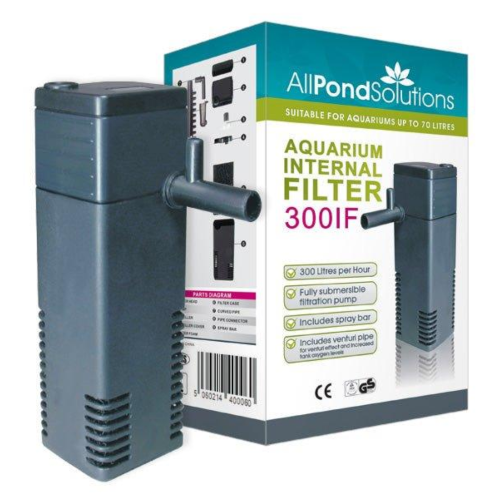 AllPondSolutions 300L/H Aquarium Internal Filter 300IF