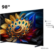 TCL 98C655K 98" 4K Ultra HD QLED PRO Smart TV - 144Hz Refresh Rate