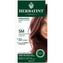 (Light Mahogany Chestnut - 5M) HERBATINT PERMANENT HAIR COLOUR GEL 150ML