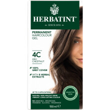 (Ash Chestnut - 4C) HERBATINT PERMANENT HAIR COLOUR GEL 150ML