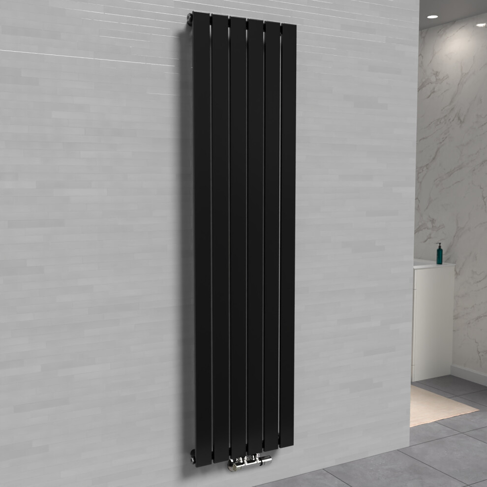 Nes Home 1800 X 410 Vertical Flat Panel Anthracite Designer Radiator