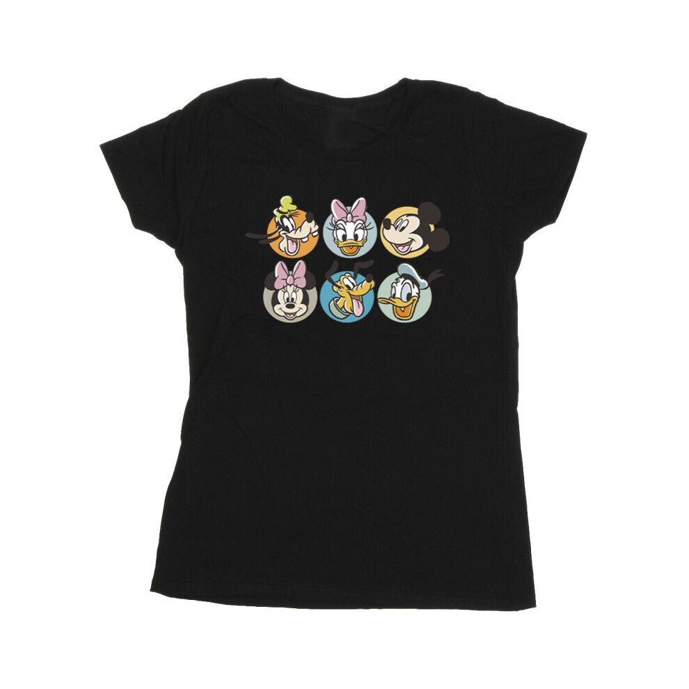 Mickey Mouse And Friends Faces Cotton T-Shirt