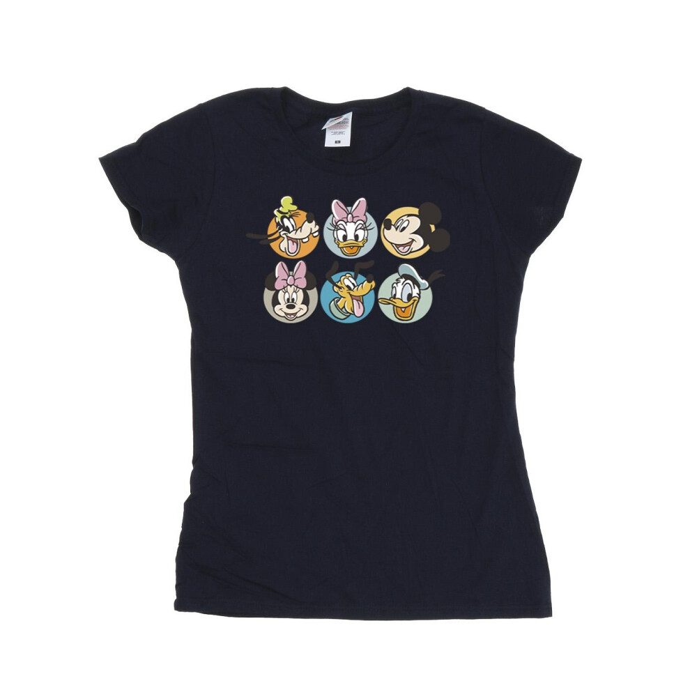 Mickey Mouse And Friends Faces Cotton T-Shirt