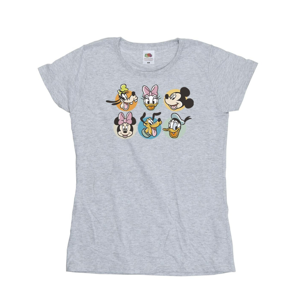 Mickey Mouse And Friends Faces Cotton T-Shirt