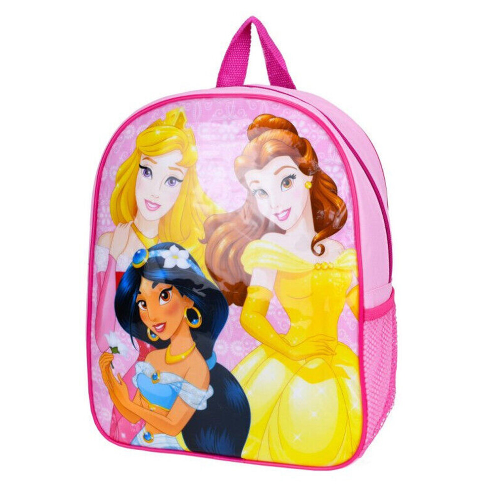 Disney Princess Childrens Backpack School Bag Girls Rucksack Kids Pink
