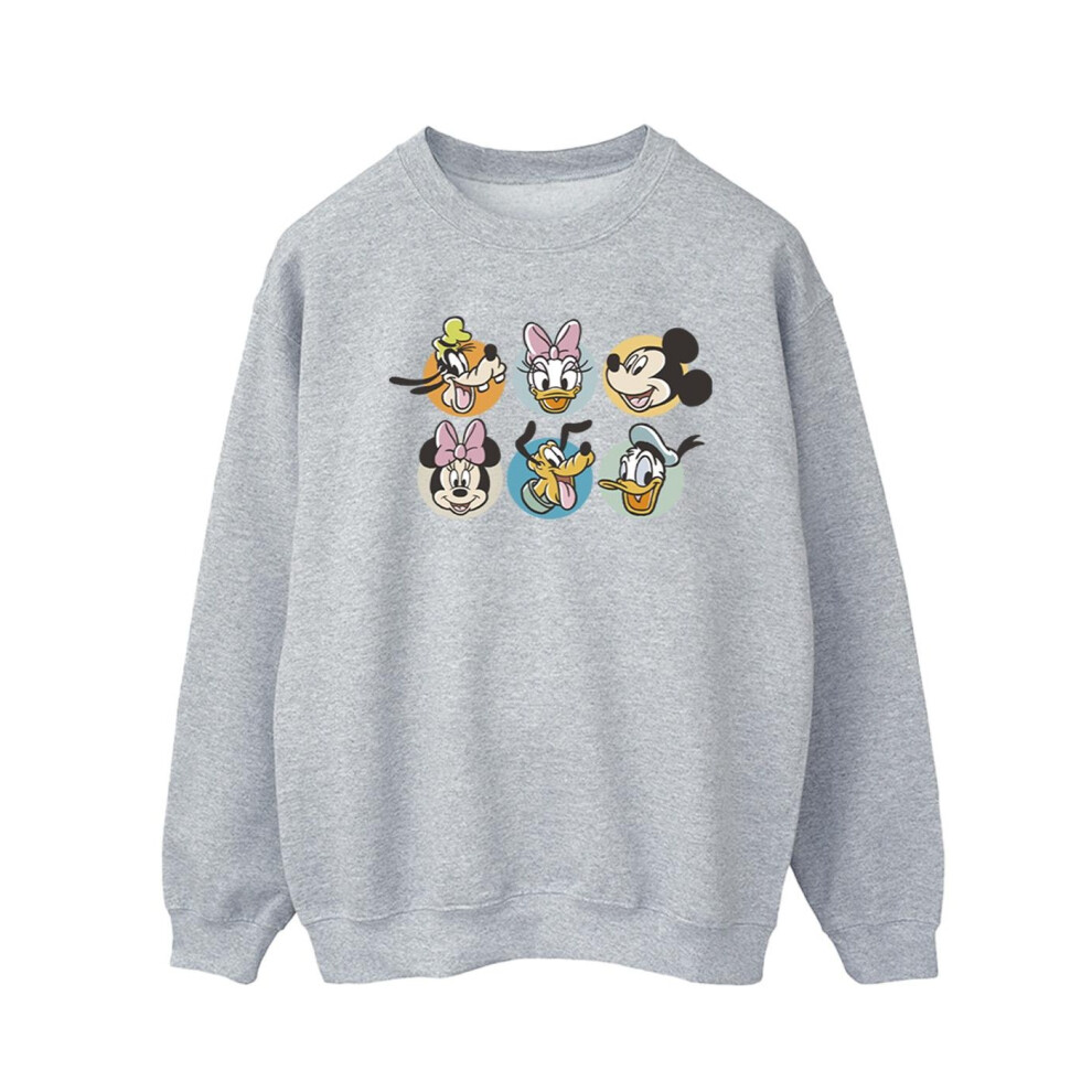 Mickey Mouse And Friends Faces Sweatshirt