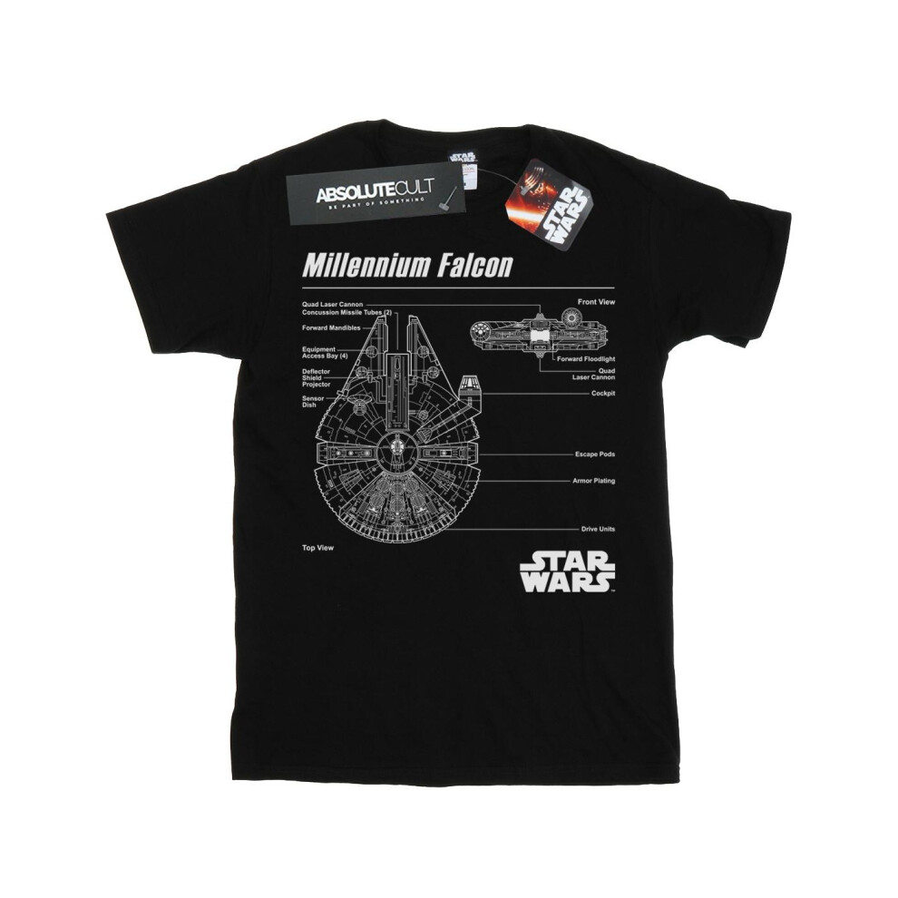 Millennium Falcon Blueprint T-Shirt