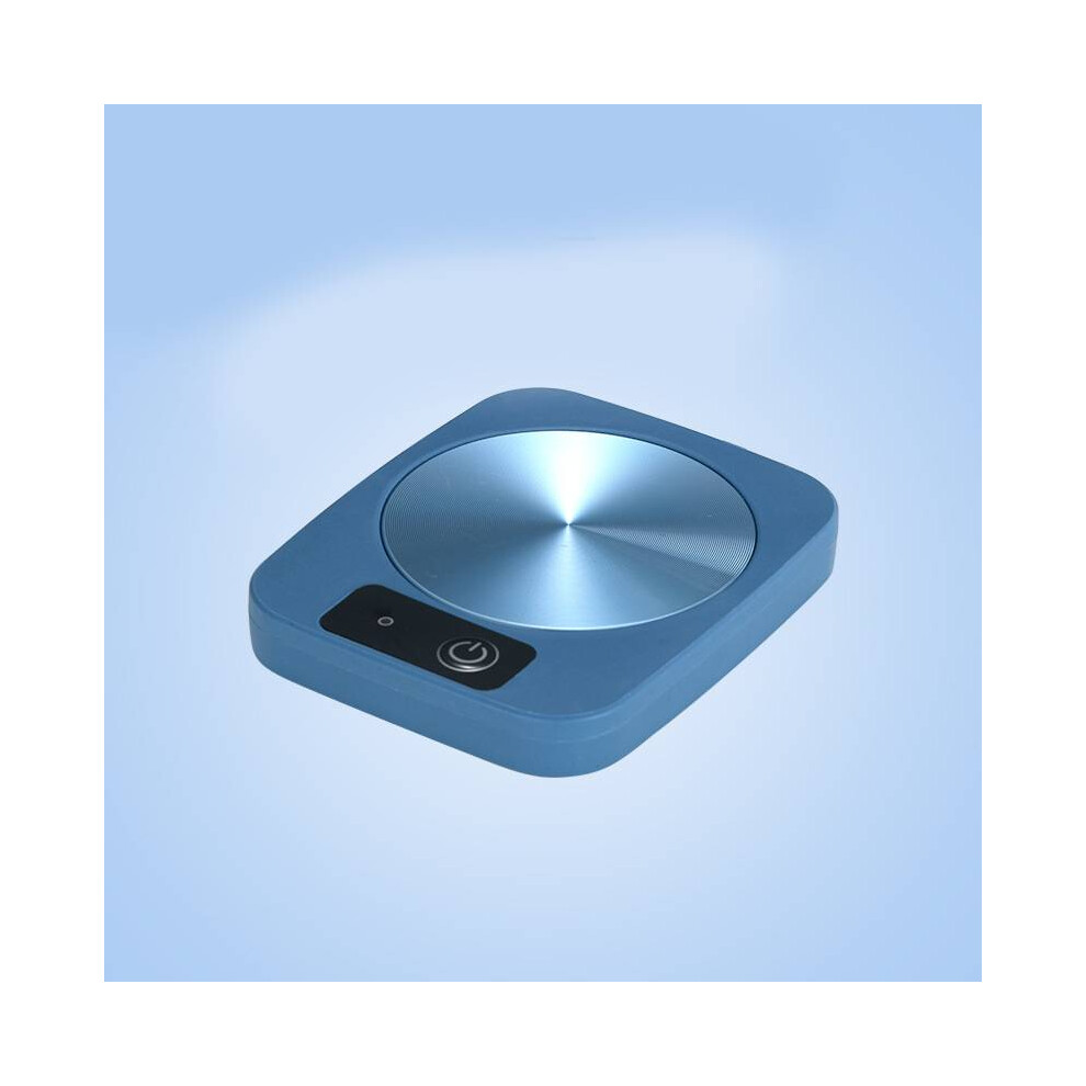 (Blue) Electric Coffee Mug Warmer Lightweight Cup Warmer Home Office Heating Pad Tool